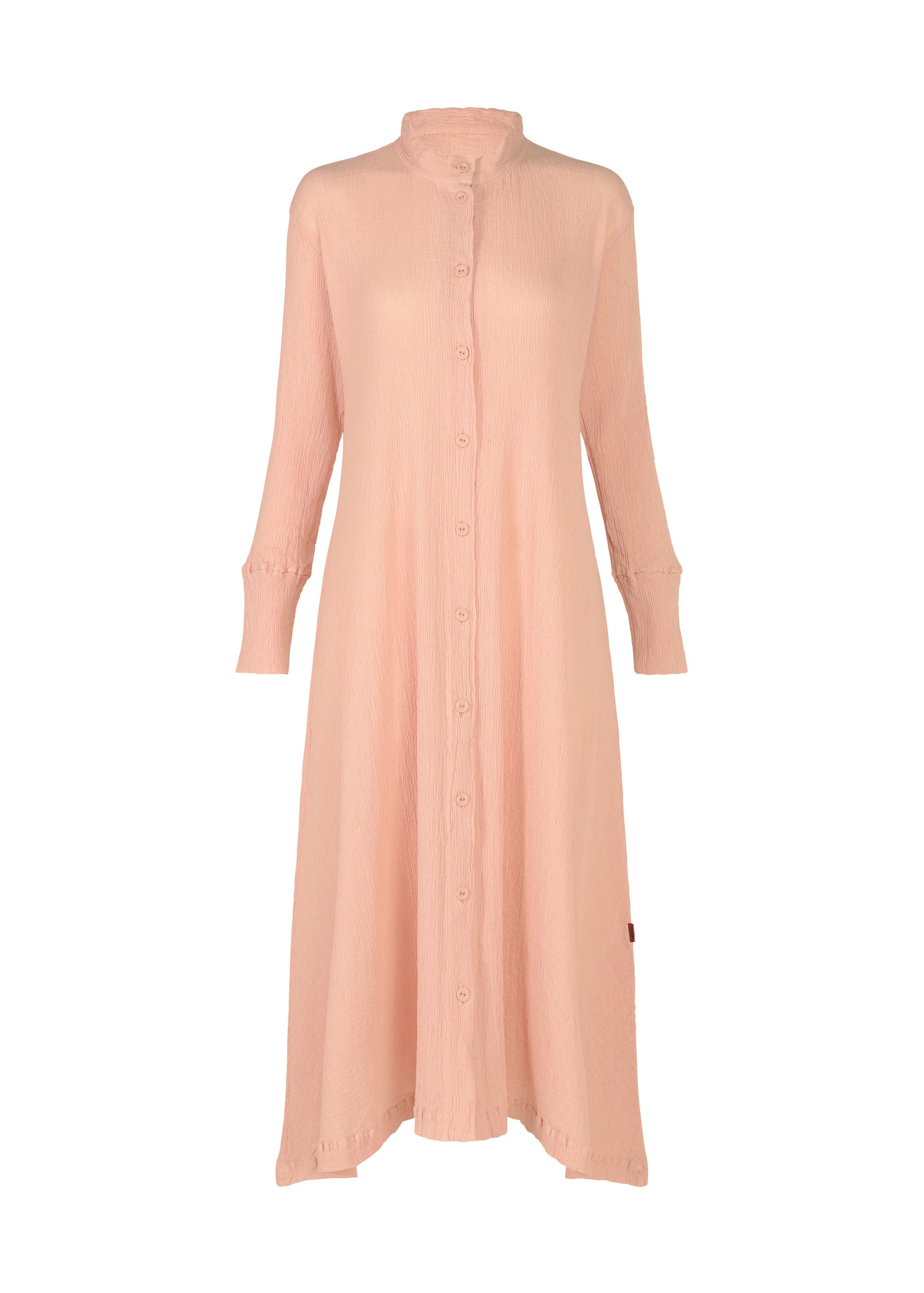 A product shot of the HAAT KYO CHIJIMI FEBRUARY dress in pale pink (21).