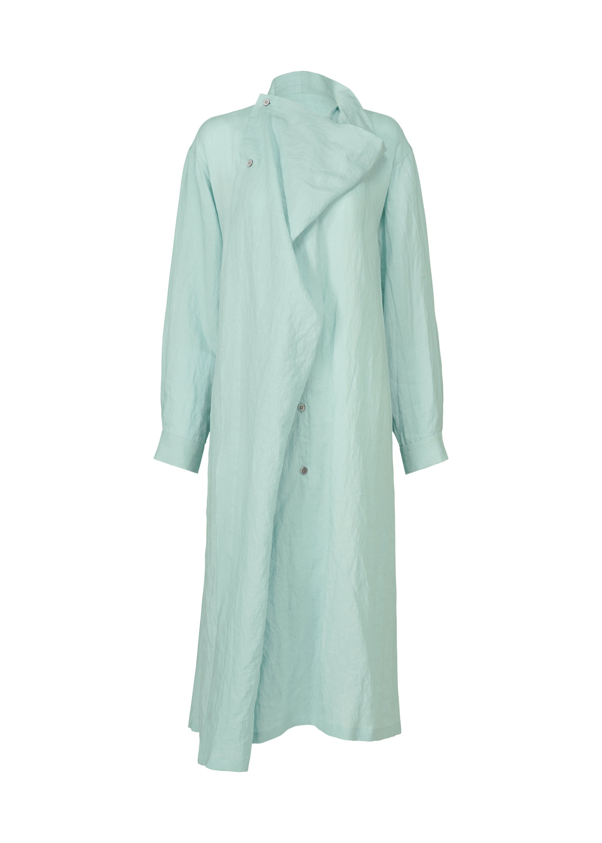 A product shot of the HAAT JIKI dress in light blue (70).