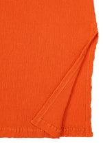 A detail shot of the HAAT KYO CHIJIMI MAY dress.