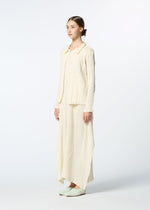A model wears the HAAT KYO CHIJIMI EMB dress.