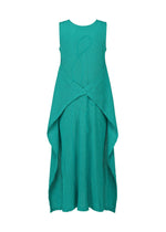 A detail shot of the HAAT KYO CHIJIMI EMB dress.