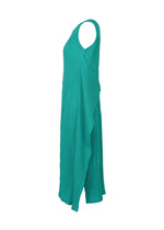 A detail shot of the HAAT KYO CHIJIMI EMB dress.