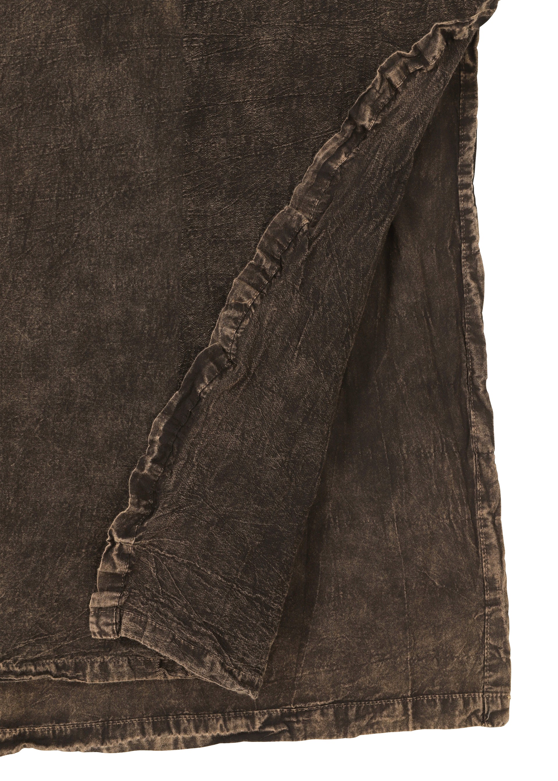 A detail shot of the HAAT TENMOKU COTTON dress.