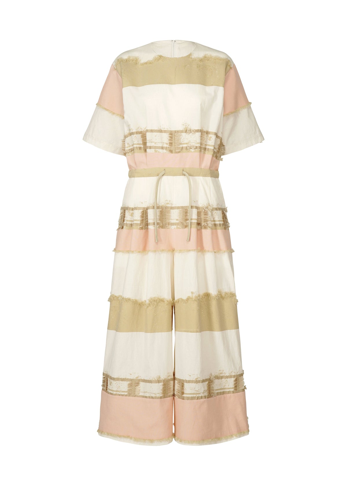 A product shot of the HAAT KASANEGAKE jumpsuit in beige (41).