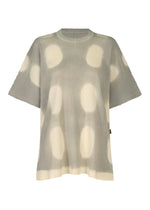 A product shot of the HAAT KYO CHIJIMI ITAJIME shirt in grey (12).