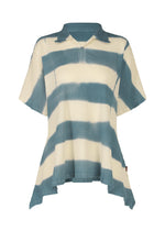 A product shot of the HAAT KYO CHIJIMI ITAJIME shirt in blue (72).