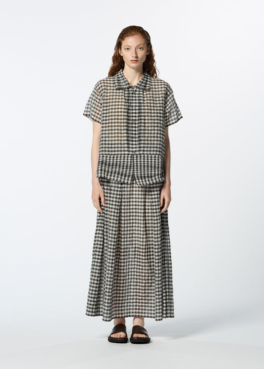 2 SIDE PINTUCKING Shirt Black