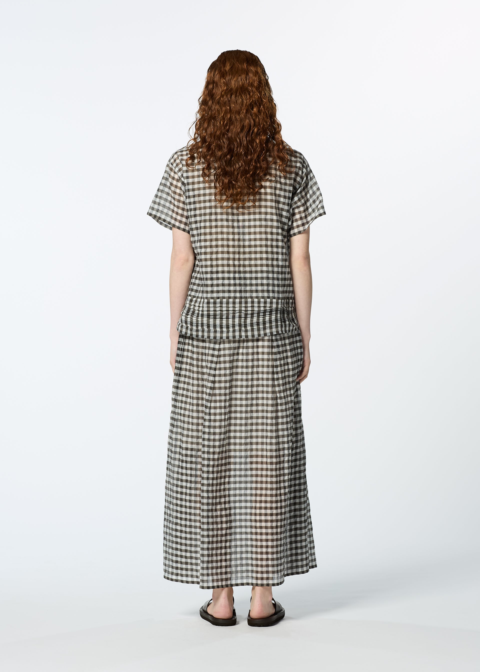 2 SIDE PINTUCKING Shirt Black