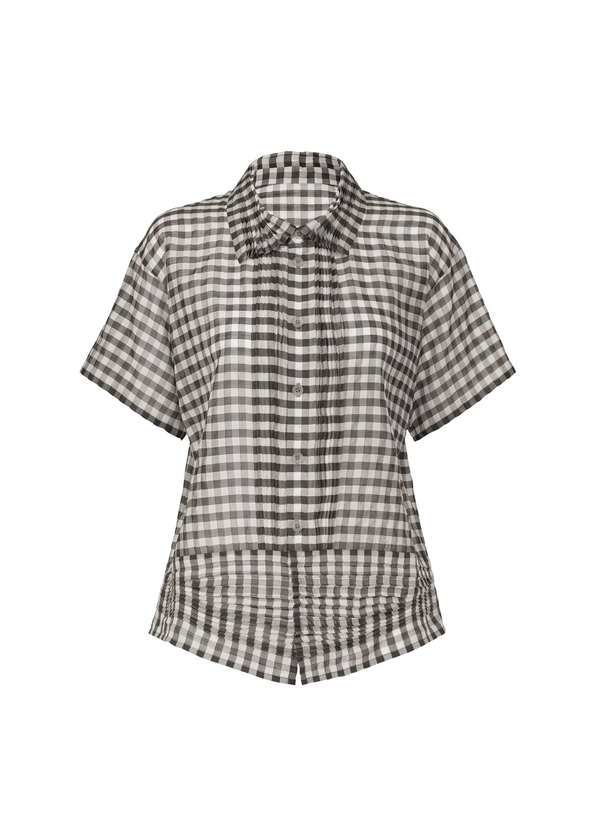2 SIDE PINTUCKING Shirt Black