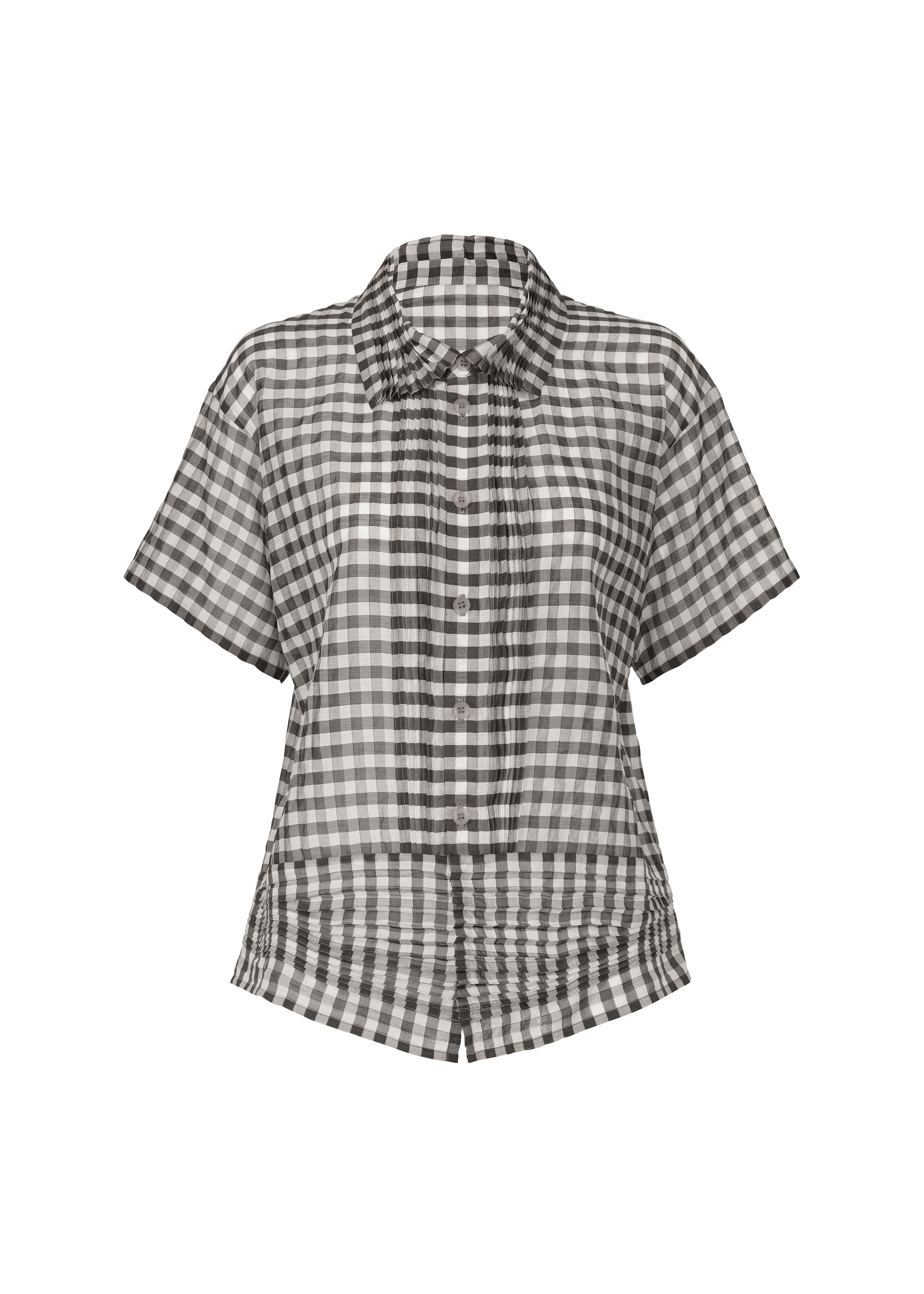 2 SIDE PINTUCKING Shirt Black