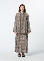 A model wears the HAAT 2 SIDE PINTUCKING shirt.