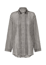 A product shot of the HAAT 2 SIDE PINTUCKING shirt in black (15).