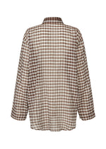 A detail shot of the HAAT 2 SIDE PINTUCKING shirt.