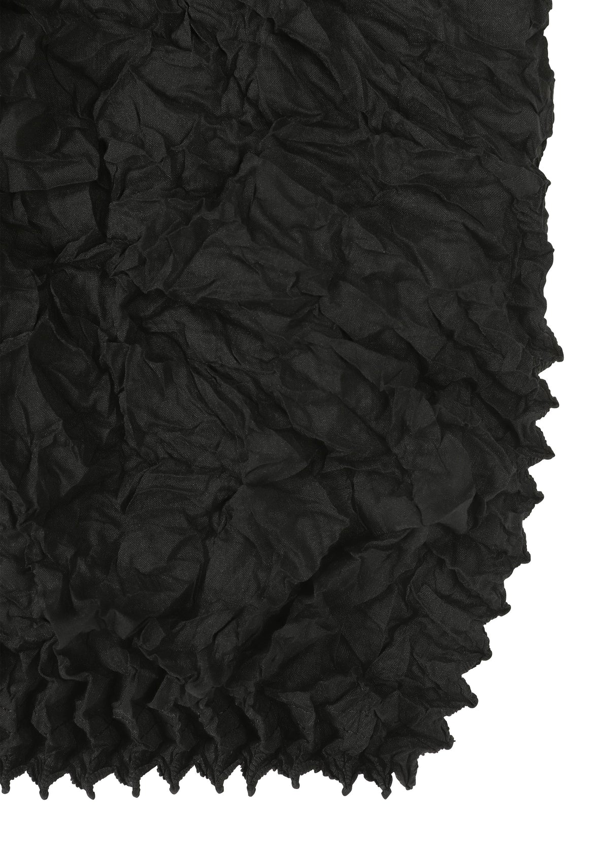 A detail shot of the HAAT KUMO SHIBORI SHIRT shirt.