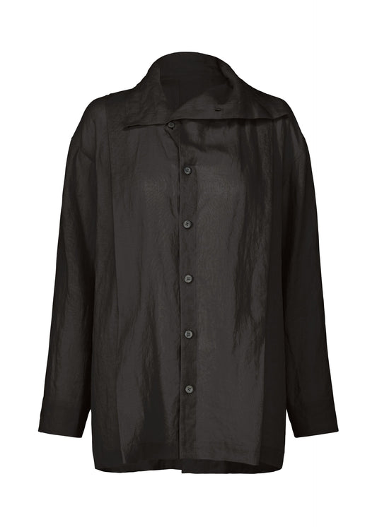 A product shot of the HAAT JIKI shirt in black (15).