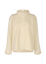A product shot of the HAAT TENMOKU COTTON shirt in light beige (40).
