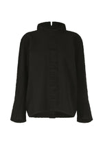 A product shot of the HAAT TENMOKU COTTON shirt in black (15).