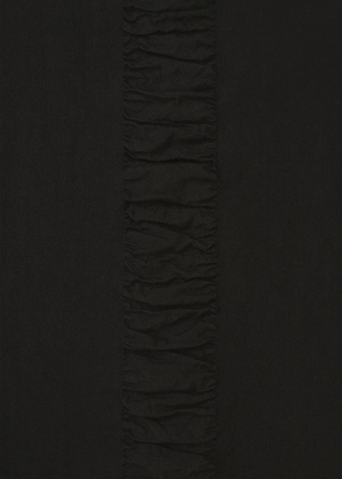 A detail shot of the HAAT TENMOKU COTTON shirt.