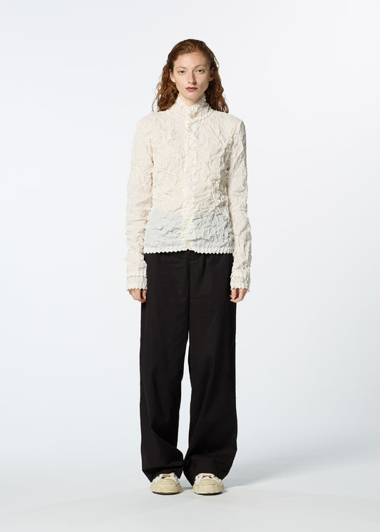KUMO SHIBORI SHIRT Cardigan Black