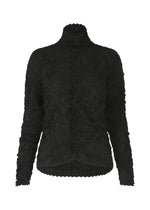 KUMO SHIBORI SHIRT Cardigan Black