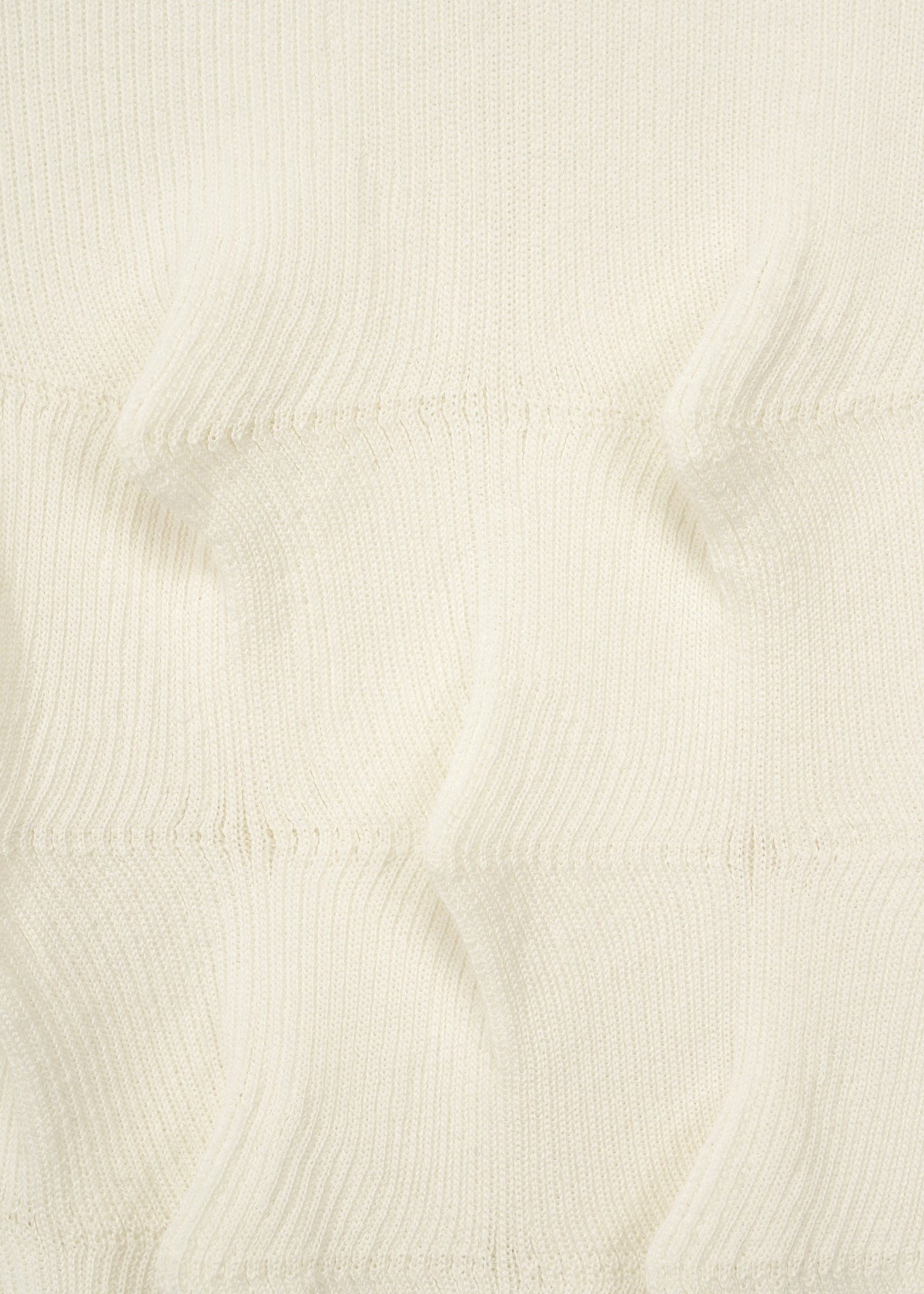 A detail shot of the HAAT ZIG ZAG KNIT trousers.
