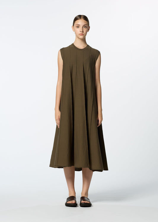 A model wears the HAAT RADIAL LINE KNIT dress.