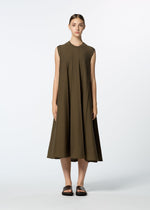 A model wears the HAAT RADIAL LINE KNIT dress.