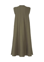A detail shot of the HAAT RADIAL LINE KNIT dress.
