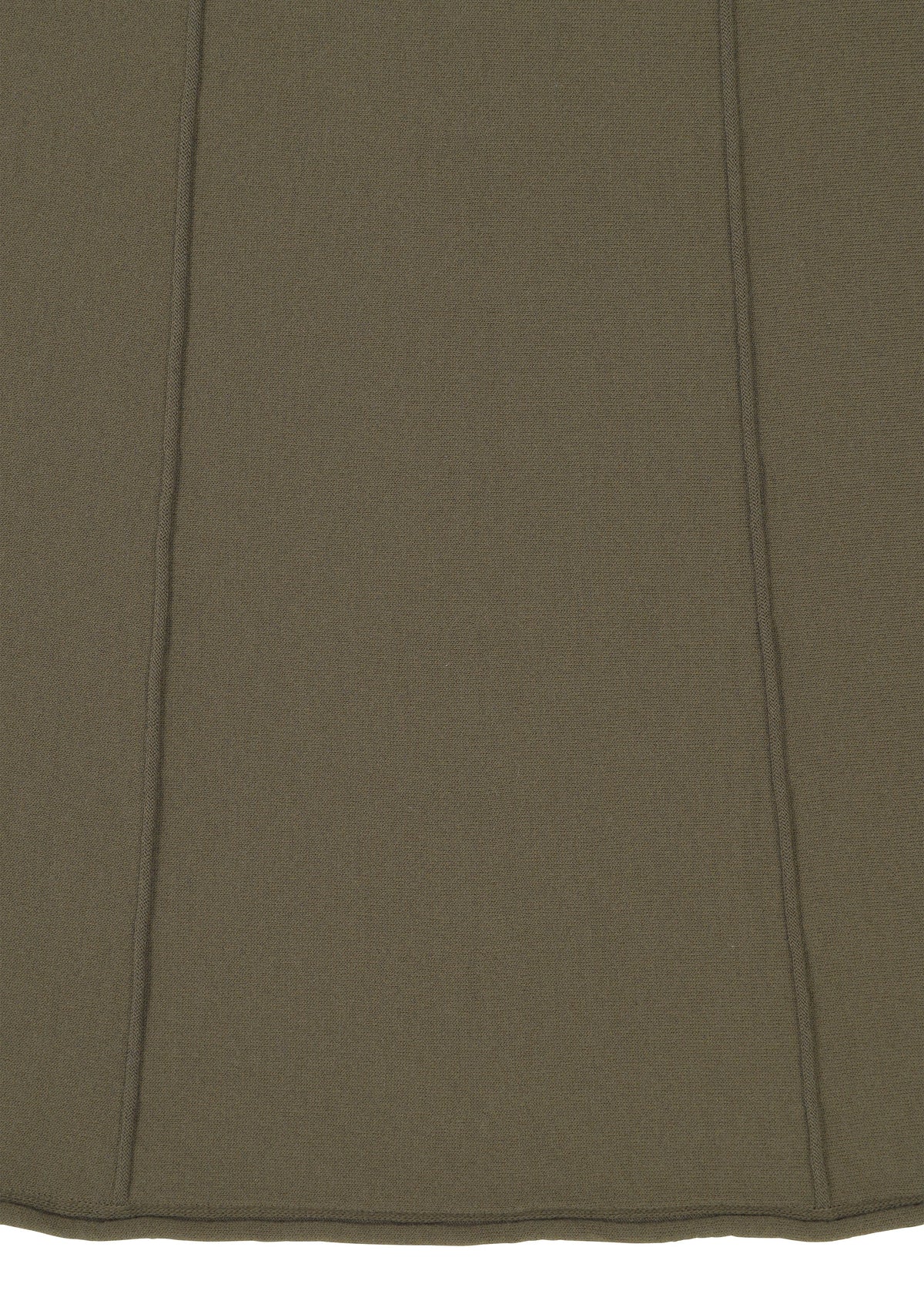 A detail shot of the HAAT RADIAL LINE KNIT dress.