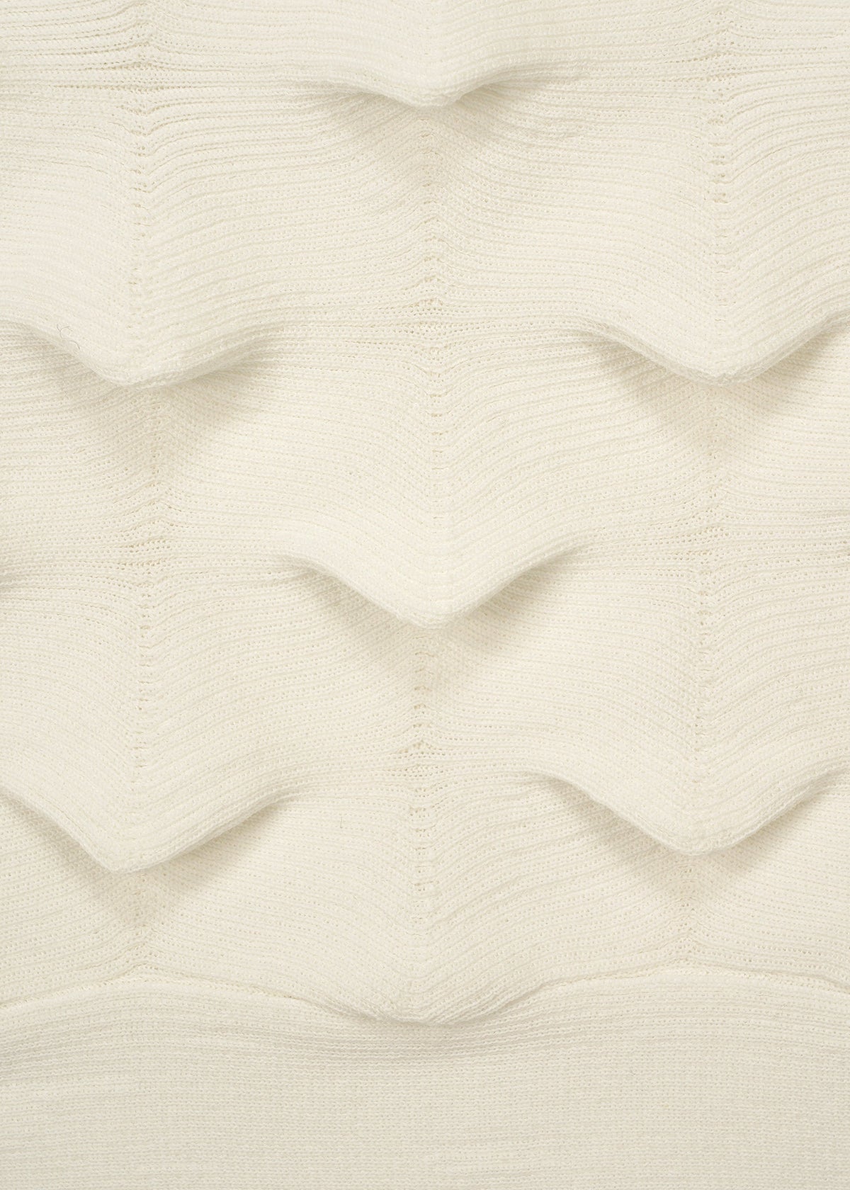 A detail shot of the HAAT ZIG ZAG KNIT shirt.
