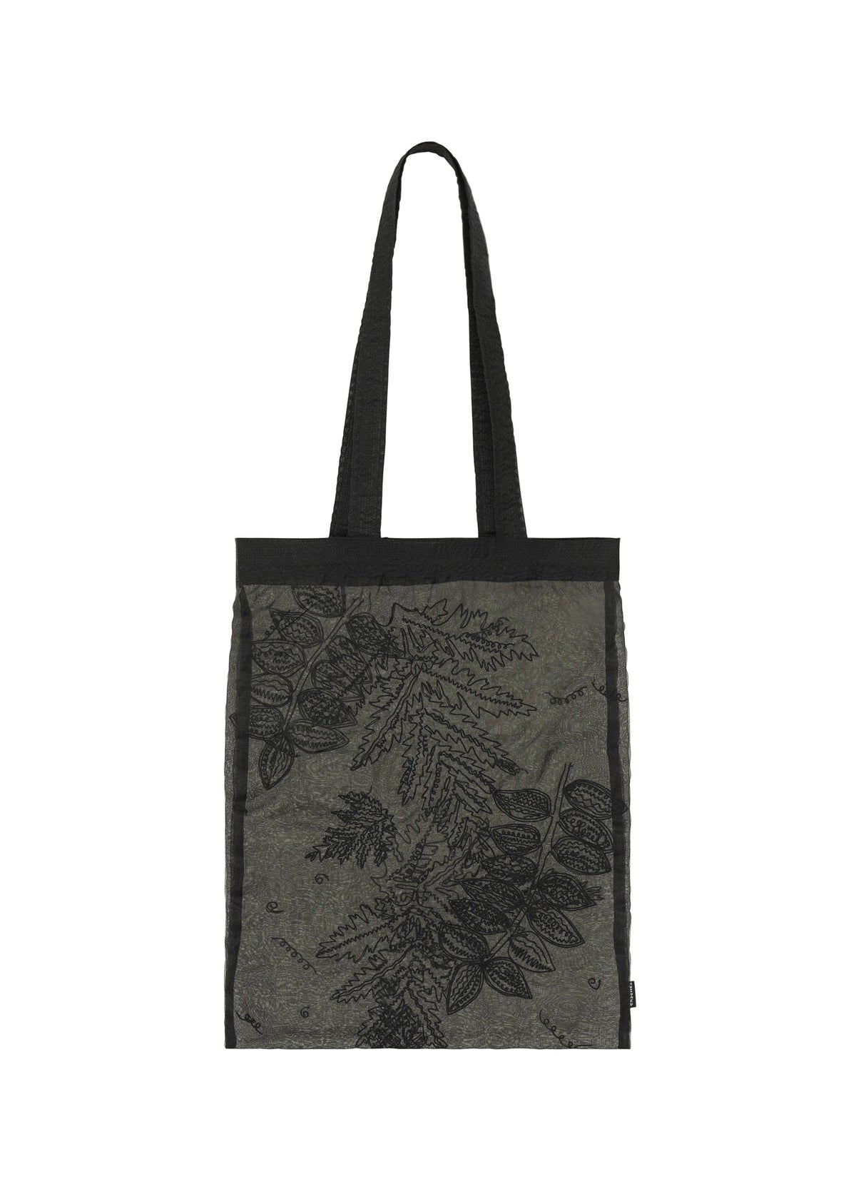 A product shot of the HAAT GLASSLEAF TOTE JANUARY bags in black (15).
