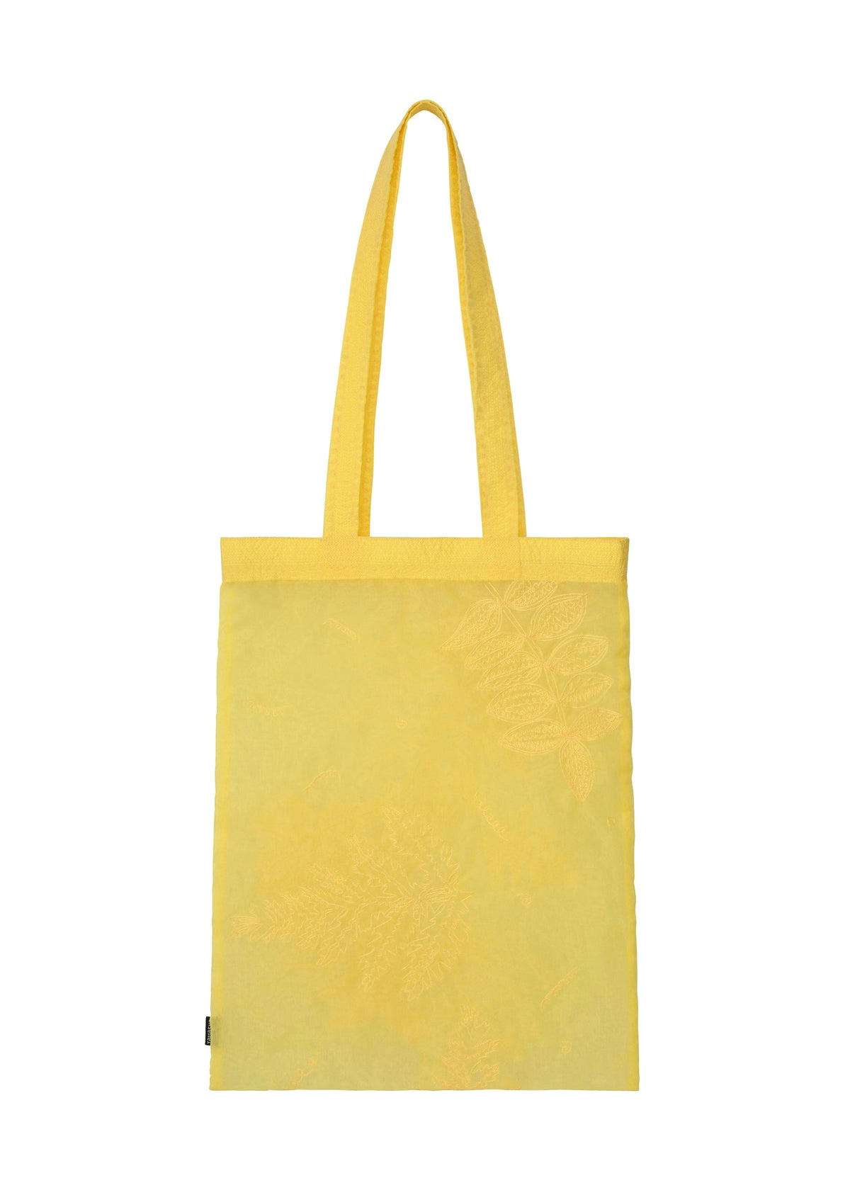 A detail shot of the HaaT GLASSLEAF TOTE JUNE bag.