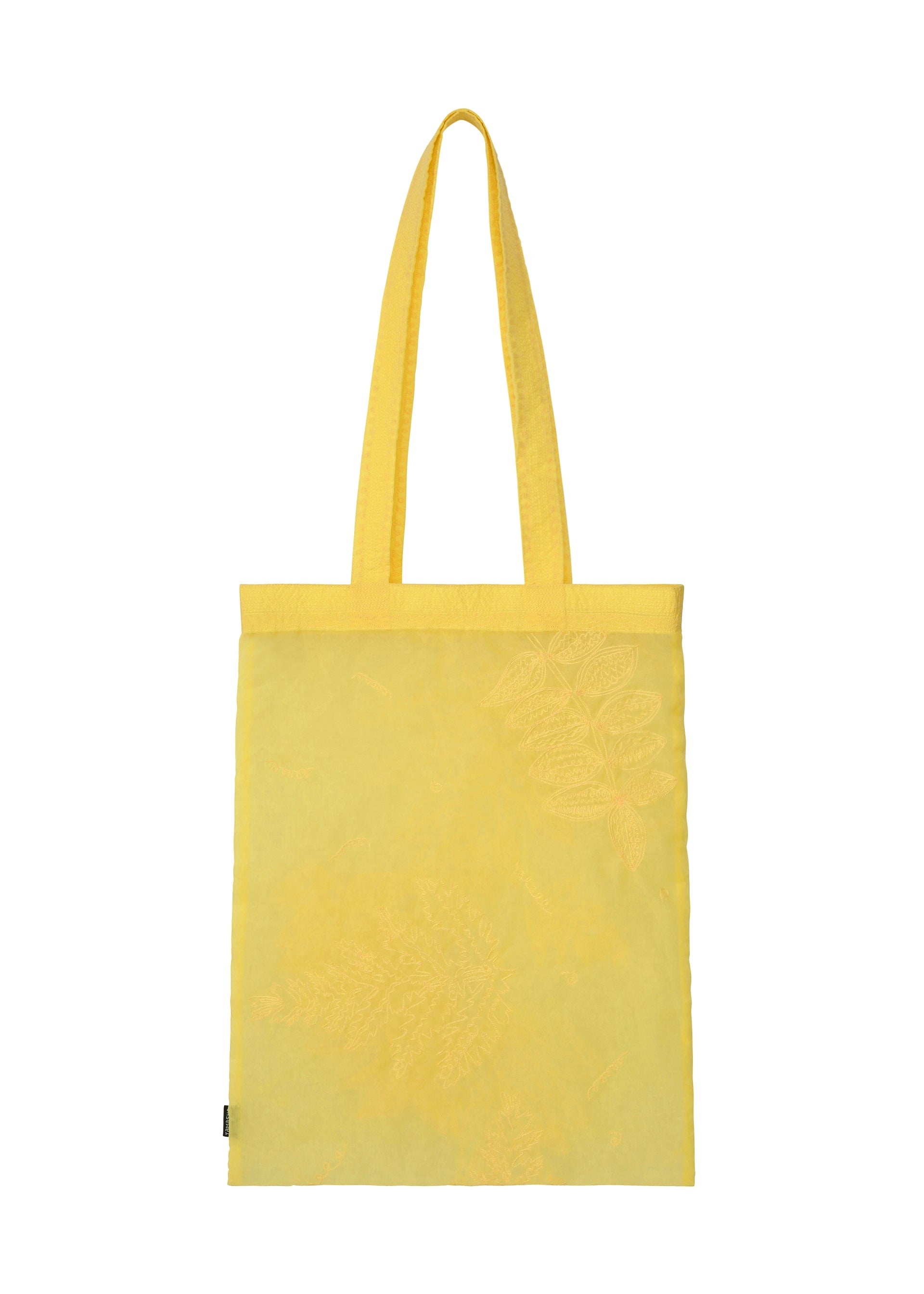 A detail shot of the HaaT GLASSLEAF TOTE JUNE bag.