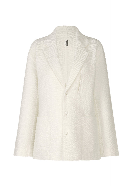 A product shot of the HAAT 3 MUL MACHINE KABIRA '26SS clothing in white (01).