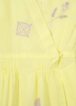 A detail shot of the HAAT DAMI LEAVES dress.