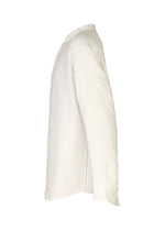 A detail shot of the HAAT 3 MUL MACHINE KABIRA '26SS clothing.