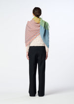 A model wears the HaaT TRIPLY SQUARE STOLE triply-square-stole-stole-monochrome.
