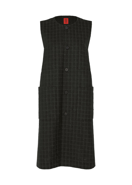 A product shot of the HaaT SAKIORI vest in black.