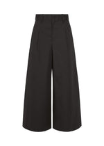 A product shot of the HaaT COTTON STRETCH BOTTOM trousers in black.