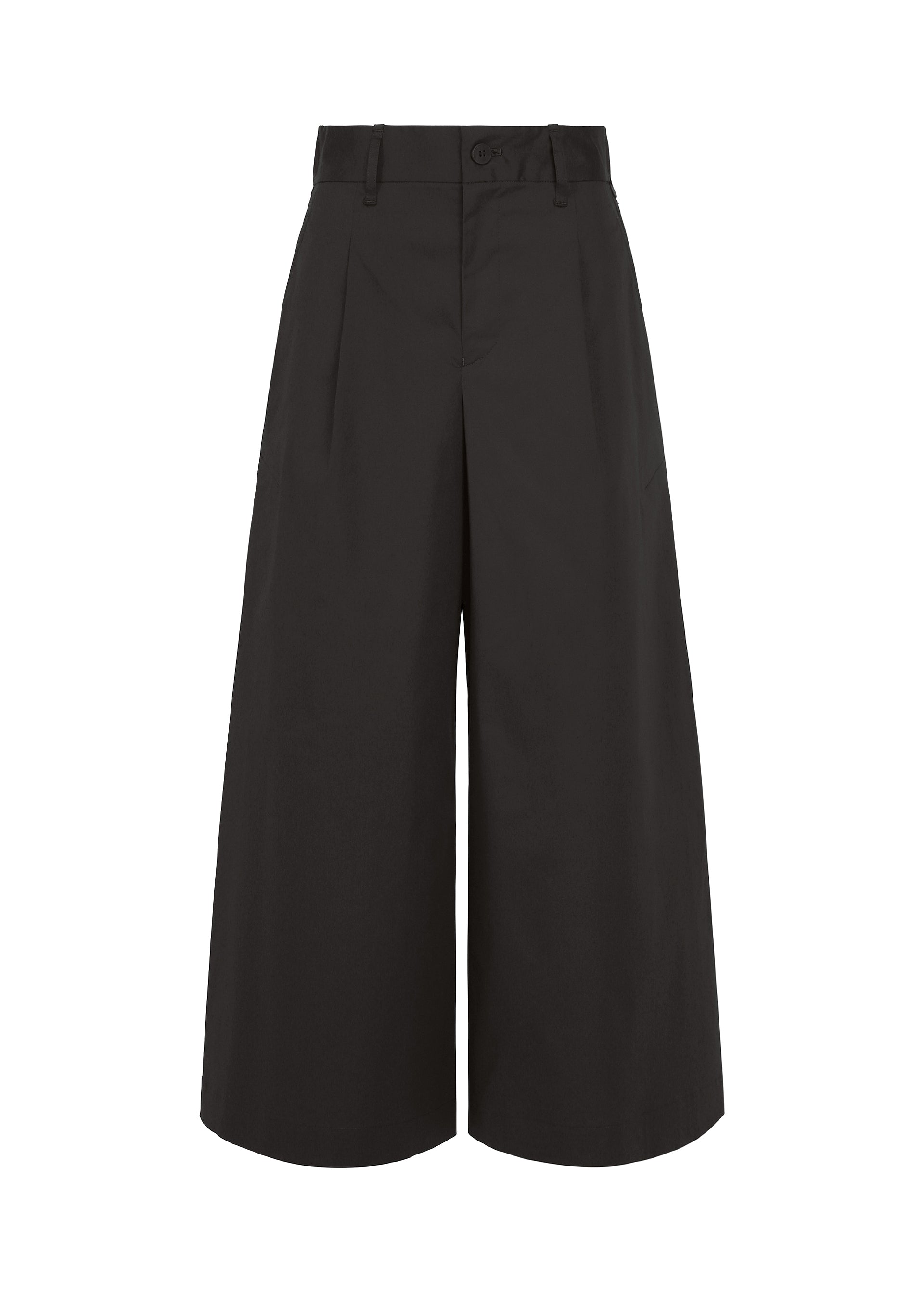 A product shot of the HaaT COTTON STRETCH BOTTOM trousers in black.