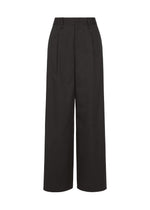 A product shot of the HaaT COTTON STRETCH BOTTOM trousers in black.
