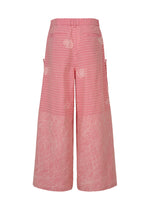 A detail shot of the HaaT ONE STROKE DRAW trousers.