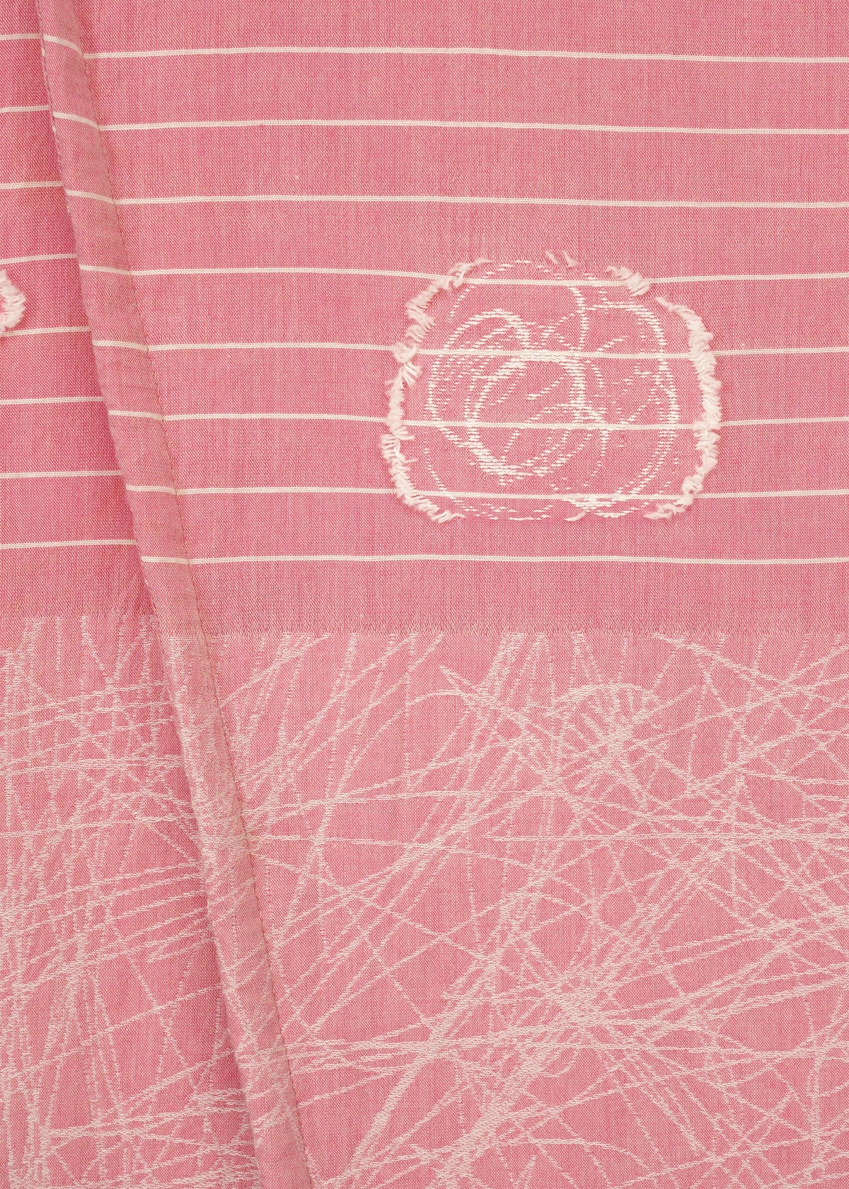 A detail shot of the HaaT ONE STROKE DRAW trousers.