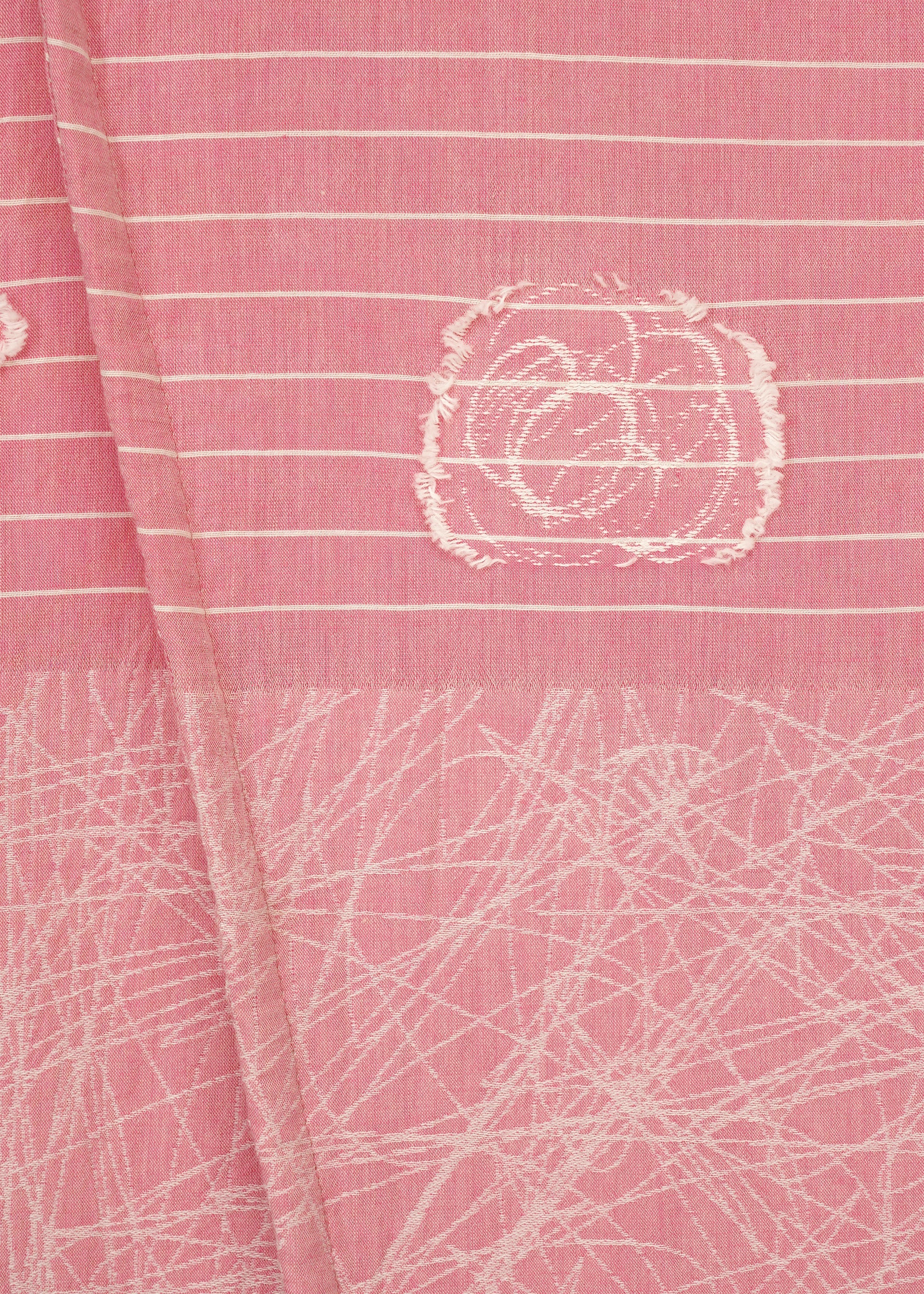 A detail shot of the HaaT ONE STROKE DRAW trousers.