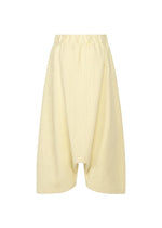 A detail shot of the HaaT SAKIORI trousers.