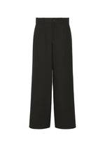 A product shot of the HaaT FLANNEL BOTTOM trousers in black.