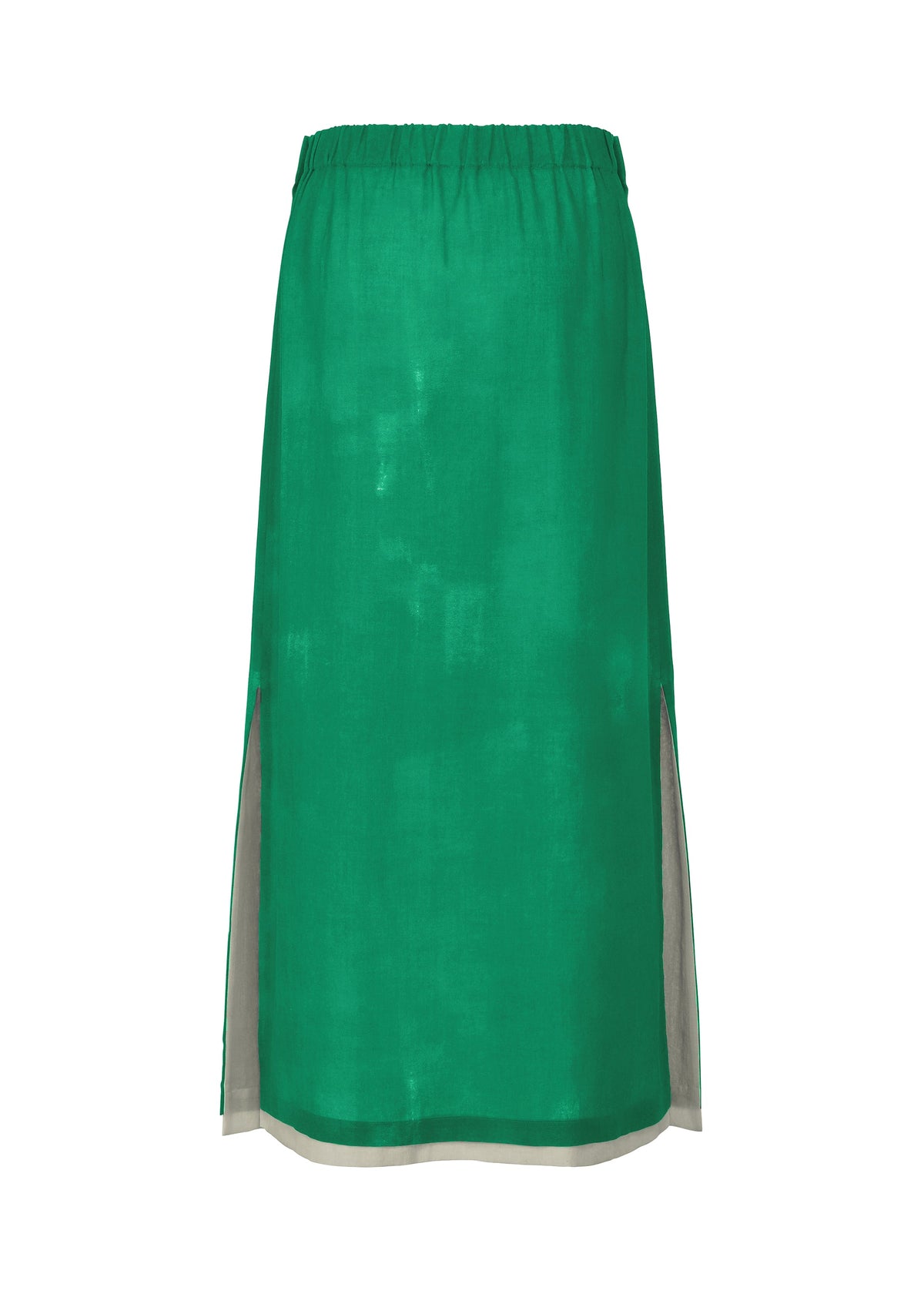 A detail shot of the HaaT WALL WHITE HEM skirt.