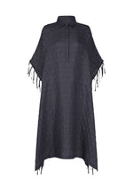A product shot of the HaaT HOLE & LINE dress in navy.