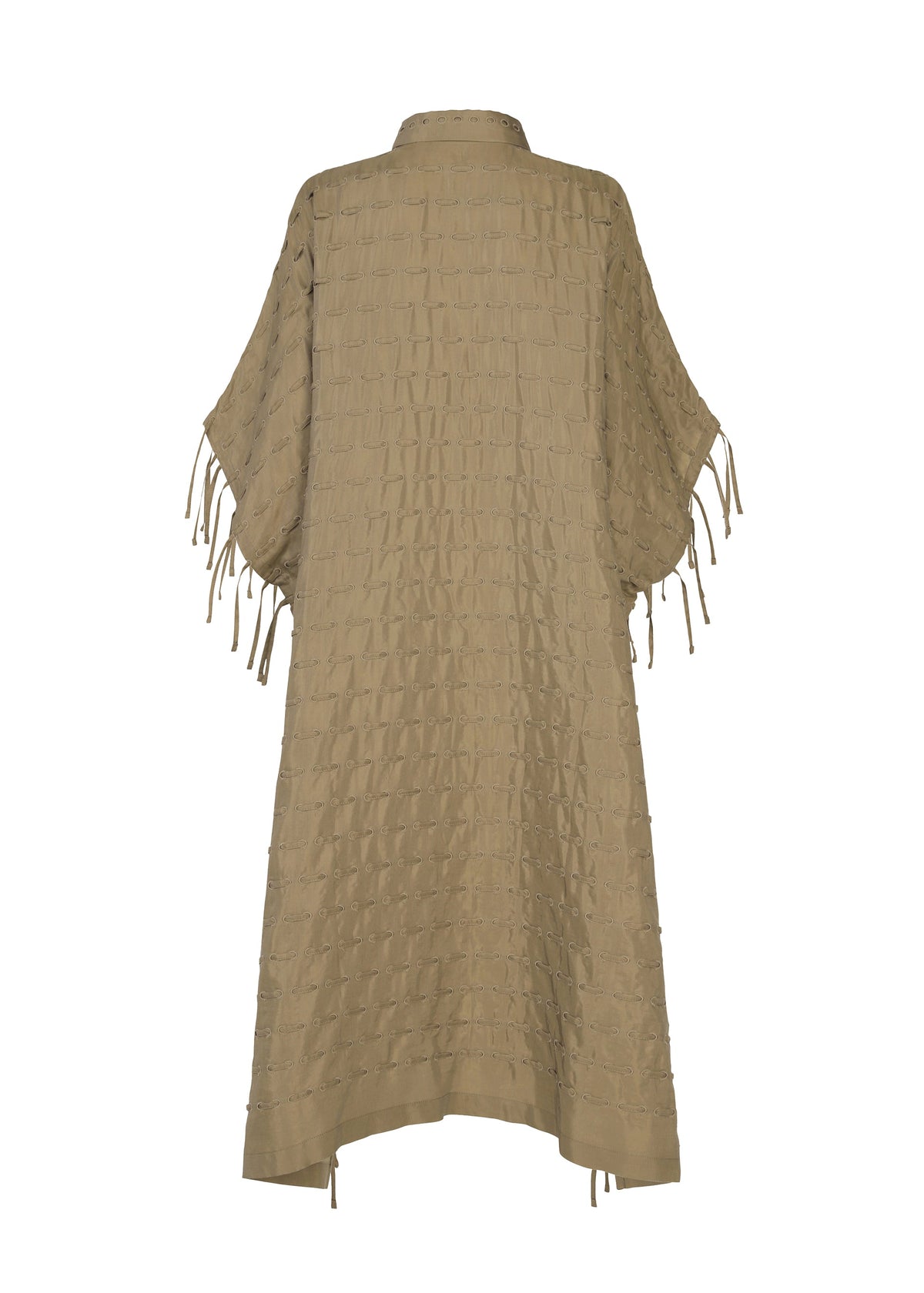 A detail shot of the HaaT HOLE & LINE dress.