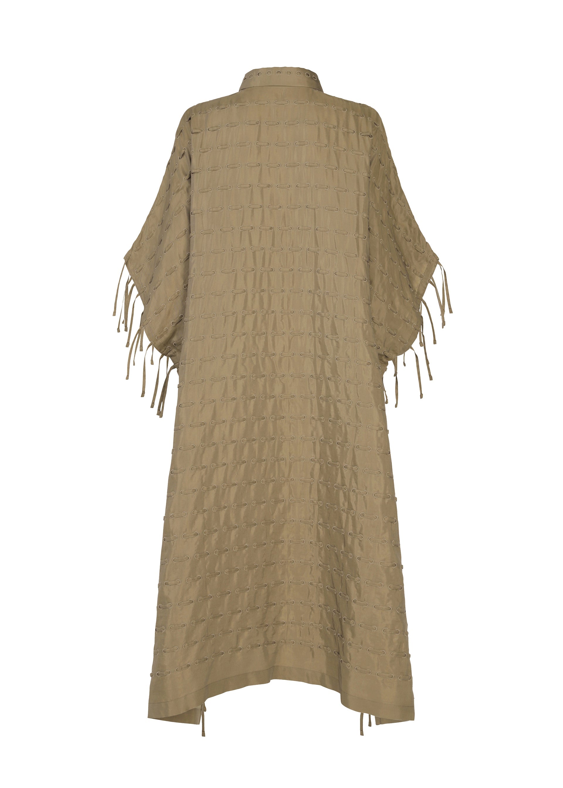 A detail shot of the HaaT HOLE & LINE dress.